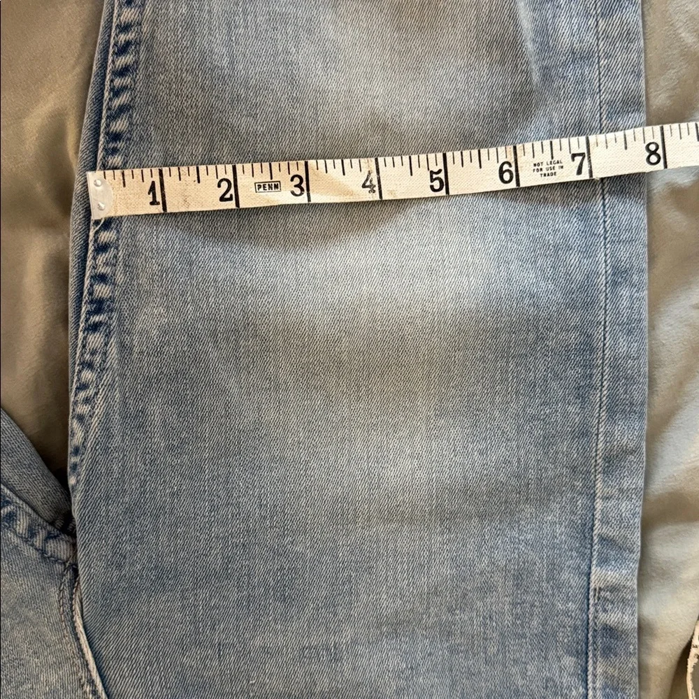 Mother The Pixie Tomcat Ankle Jeans 25 Nature of the Game Distressed Light Wash - Picture 9 of 11